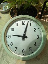 OROLOGIO PARETE STAZIONE FERROVIARIA VINTAGE ANNI 50 60 ORIGINALE 24V COLLEZIONE