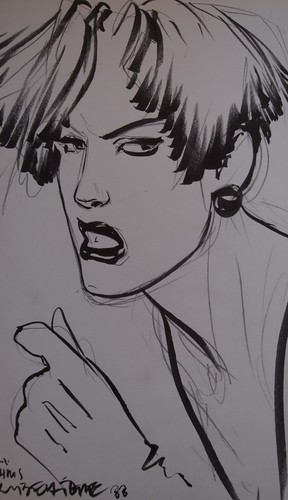 Original art liberatore - by,