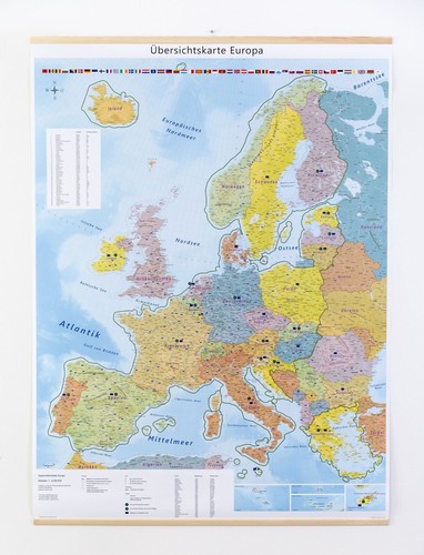 Europakarte 2023 mit