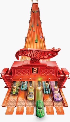 Nuovo hot wheels super lane - wheels, 6-lane