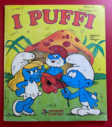 Puffi album figurine - i,