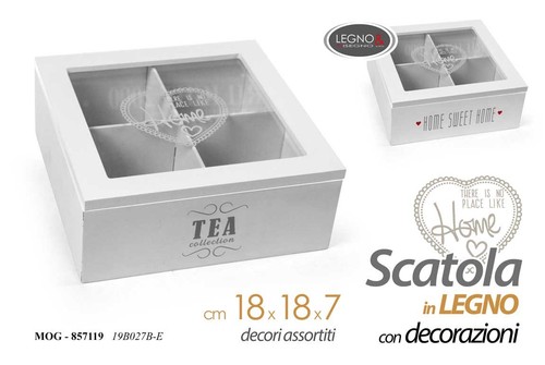 Scatola porta bustine - scatola,