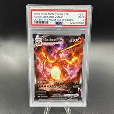 Pokemon TCG UPC Charizard VMAX SWSH261 2022 Black Star Promo Holo PSA 9
