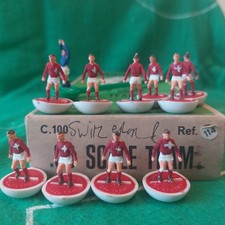 MINT Subbuteo Team HW 114 SVIZZERA REF ORIGINALE BASI REVERSE 100% PERFETTA!