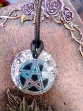 CIONDOLO ORGONITE PENTAGRAMMA /PENTACOLO, meditazione reiki,yoga contro ELF