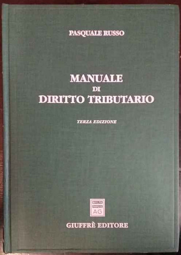 Manuale diritto tributario - manuale, di