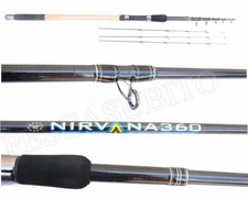 Canna Ledgering Feeder Telescopica  Nirvana 3.60Mt Max 60g Carbonio Mare Lago TP