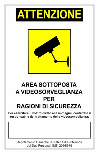 Cartello segnaletico area - cartello,