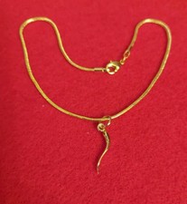 Uomo 24.1cm 14KT Placcato Oro