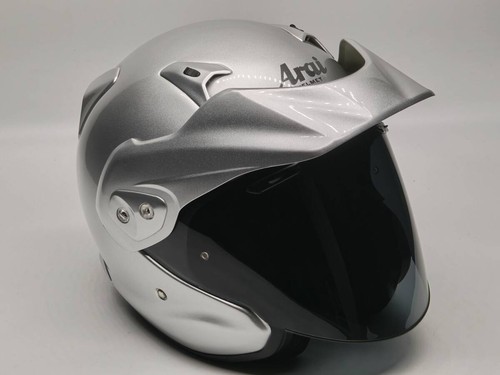 Casco jet arai alluminio - casco,