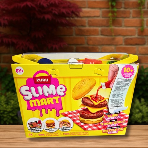 Slime mart burger basket cibo - slime, mart-burger