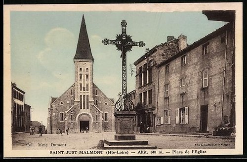 Cpa saint just malmont - cpa, saint-just-malmont