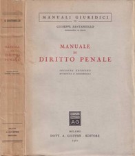 Manuale di diritto penale. . Giuseppe Santaniello. 1961. II.