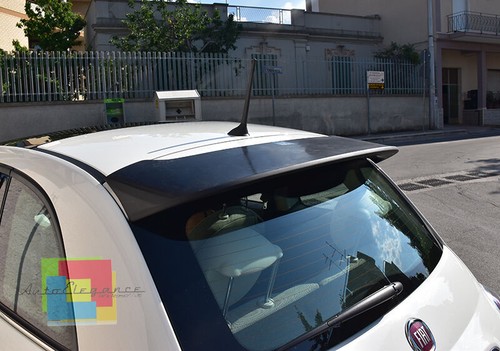 Fiat 500 2007 spoiler - fiat, 2007+