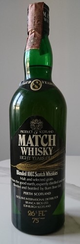 Match whisky eight - eight, years