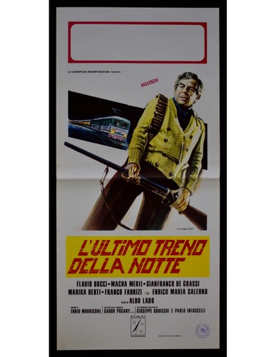 Locandina ultimo treno della - treno,