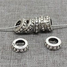 10pz Perline Distanziali Tonde