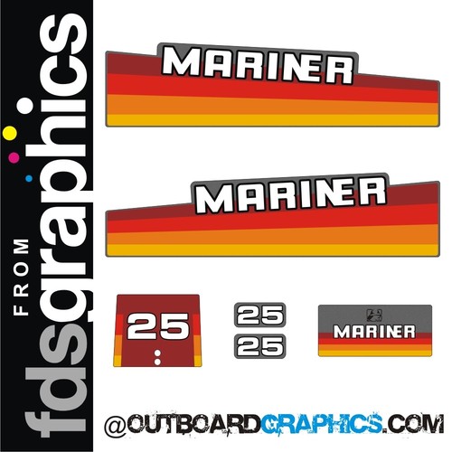 Mariner decalcomanie - mariner, 25