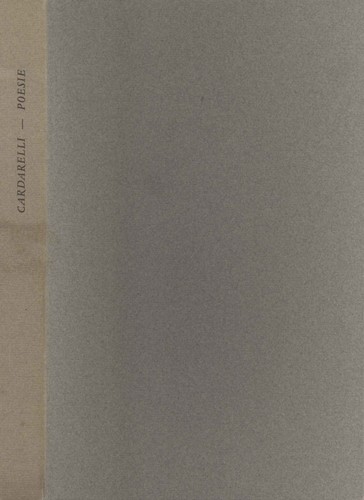 Poesie vincenzo cardarelli - -,