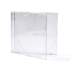 50 CUSTODIE SLIM CASE SLIMCASE Trasparente per CD DVD Mediarange