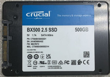 Crucial BX500 500GB SSD Hard