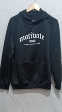 Felpa nera con - , motivate