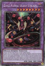 yu gi oh ita 1ed rara segreta platino ra04-it272 Drago Fusione Veleno Affamato