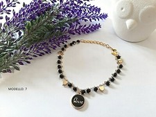 Bracciale donna con ciondoli e in diversi colori. Ottima idea regalo