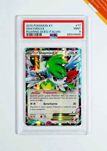 Pokemon psa shaymin 77 - pokemon,