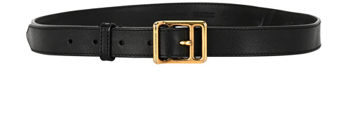 Cintura burberry pelle nera - in,