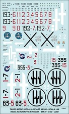 TAURO MODEL TM48/550 INSEGNE E NUMERI REGIA AERONAUTICA SCALA 1:48