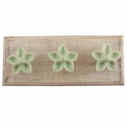 Ganci per fiori legno - in, da