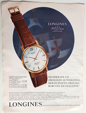 OROLOGIO LONGINES Flagship automatic- pubblicità-advertising  1964 cm 25x33- N3