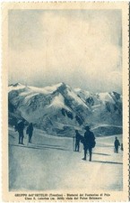 1932 Gruppo Ortelio Trentino Fontanino Pejo S. Caterina Palon FP B/N VG ANIM