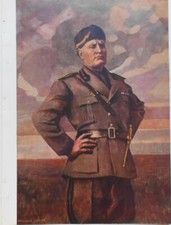 Giuseppe Amisani, il Duce, litografia da La rivista illustrata... cm. 24,5x33,5