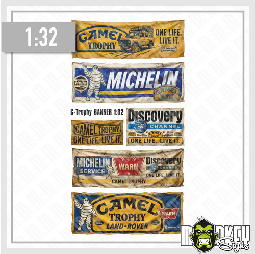 Camel trophy banner - trophy,