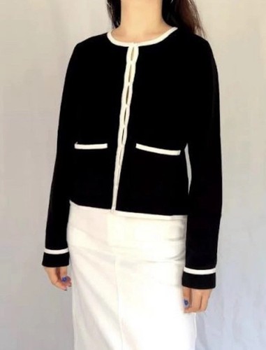 Sezane brielle cardigan nero - sezane,