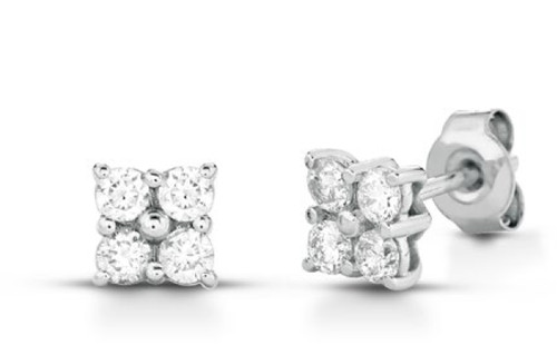 18kt white gold natural - 18kt,