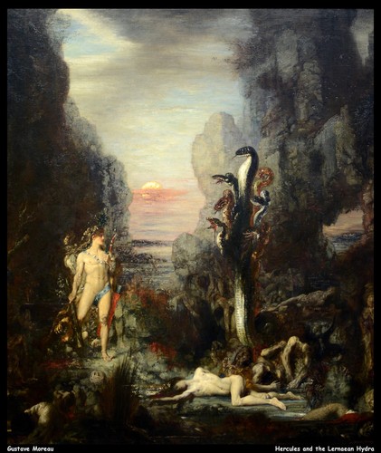Gustave moreau ercole idra - gustave,
