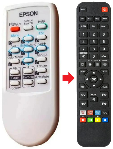 Telecomando adatto per - , epson