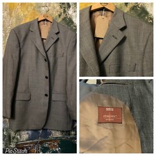 GIACCA BLAZER UOMO GRIGIO SETA