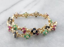 Bracciale 3ct stile art deco - bracciale,