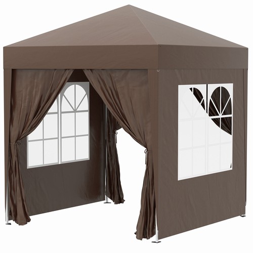 Gazebo pieghevole 2x2m - pieghevole, in