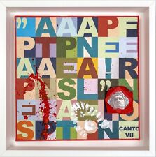 ALIGHIERO BOETTI - Omaggio d’autore di MILO - DANTE: PAPESATAN... -