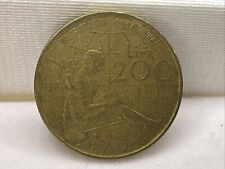 200 LIRE FAO 1980 REPUBBLICA ITALIANA VALORIZZAZIONE DELLA DONNA MONETA