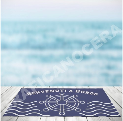 Tappeto benvenuti bordo - benvenuti, per