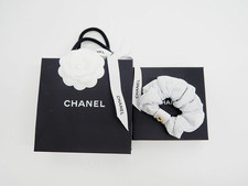 CHANEL Scrunchie AA7926 White
