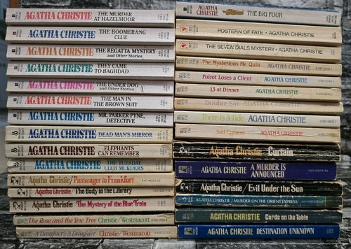 Vtg agatha christie mystery - 30,