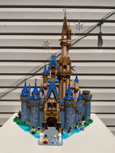 Lego disney world castello - castello, di