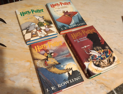Harry potter saga 3 - potter, 1,2,3,4